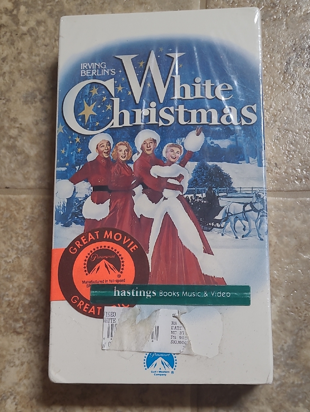 White Christmas VHS Tape
